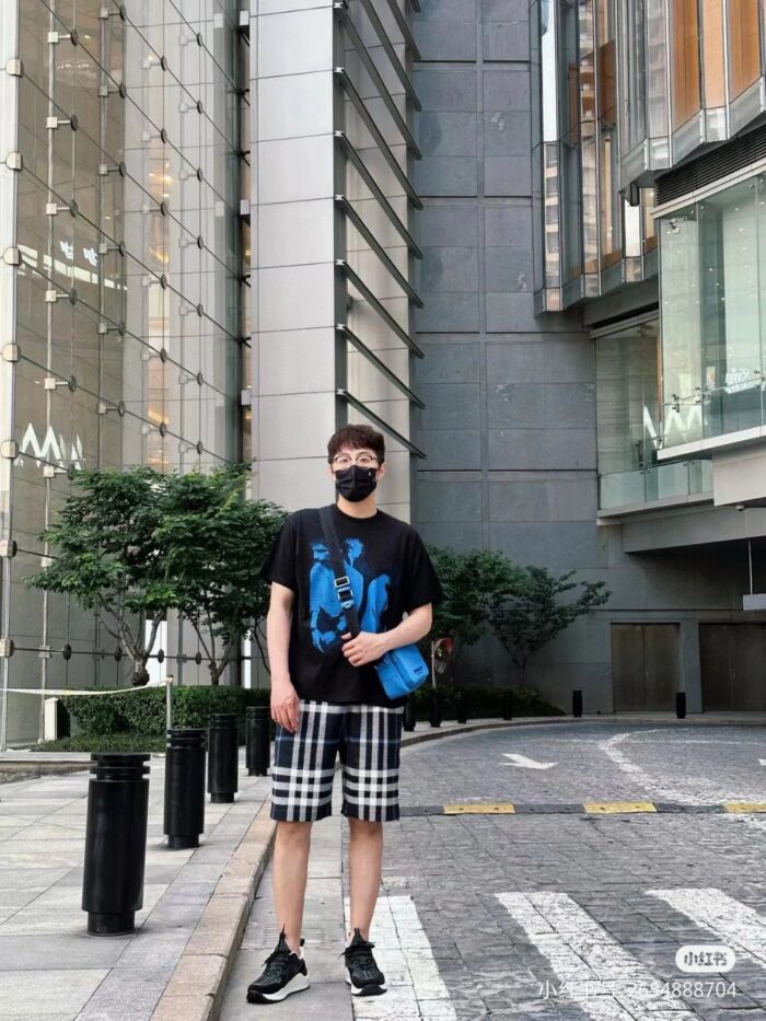 24ss Plaid Knit Short crossreps