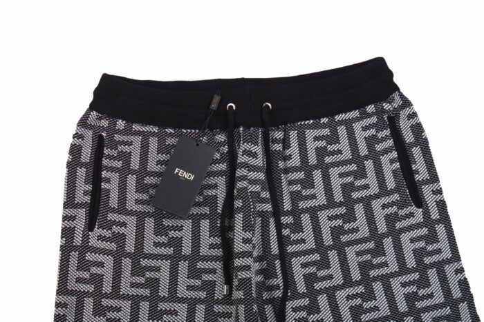 Ghost Line Double F Logo Knit Short crossreps