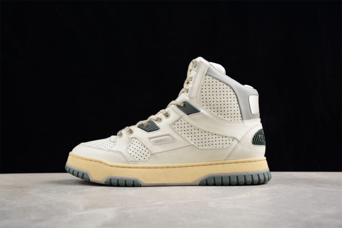 Gucci Ultrapace R High-Top Sneakers - Beige and Grey crossreps