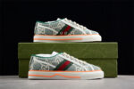 Gucci Tennis 1977 Sneakers - Green GG Canvas crossreps