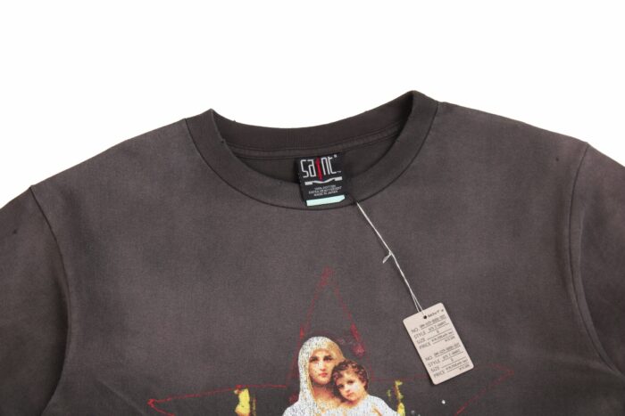 Virgin Mother and Child Logo T-Shirt crossreps