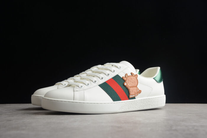 Gucci Ace Sneaker - Green and Red Web crossreps