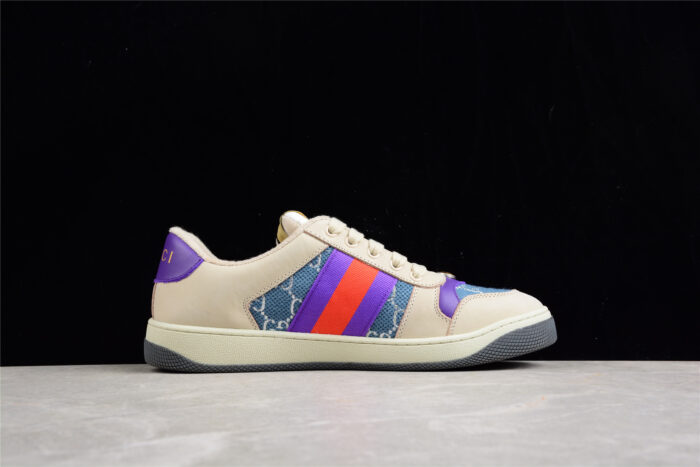 Gucci Screener Purple and Blue GG Sneaker crossreps