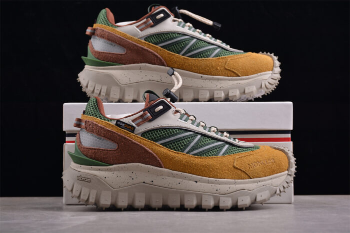 Moncler Trailgrip GTX Sneakers in Multi-Color with Cordura Fabric crossreps