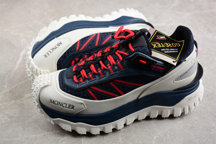 Moncler Trailgrip GTX - Navy and White crossreps