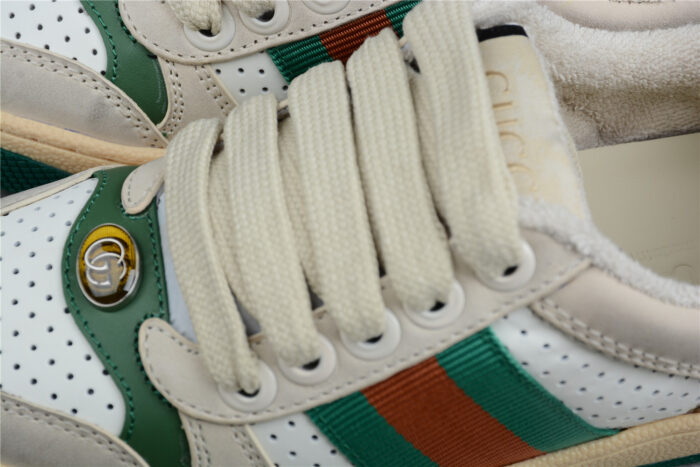 Gucci Tennis 1977 Sneaker - Green and Beige crossreps