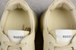 Gucci Rhyton Leather Sneaker with Strawberry Print crossreps