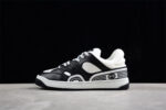 Gucci Black and White Leather Sneakers with Monochrome Detailing crossreps