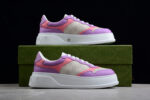 Gucci Platform Sneaker in Pink and Purple crossreps