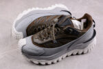 Moncler Trailgrip GTX Sneakers in Brown and Gray with Gore-Tex Technology crossreps