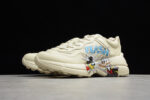 Gucci x Disney Rhyton Leather Sneaker with Donald Duck and Goofy crossreps