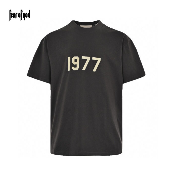 Essentials 1977 Flocking Logo T-Shirt crossreps