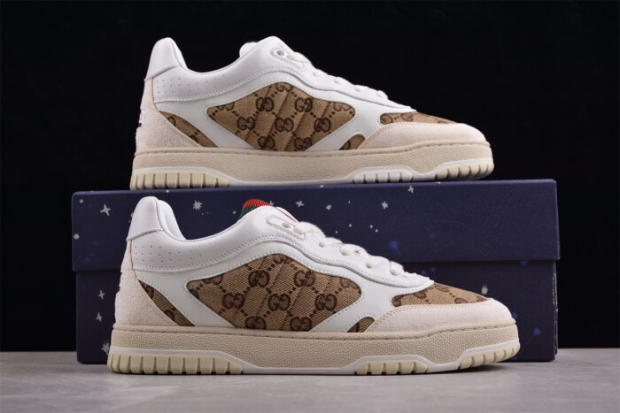 Gucci Tennis 1977 Sneakers - White and Brown crossreps