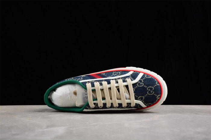 Gucci Tennis 1977 Sneakers - Denim and Red crossreps