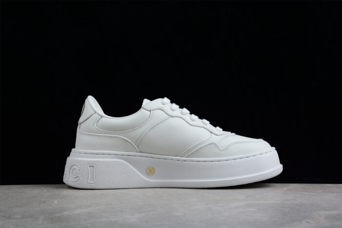 Gucci Script Logo Sneaker - White crossreps