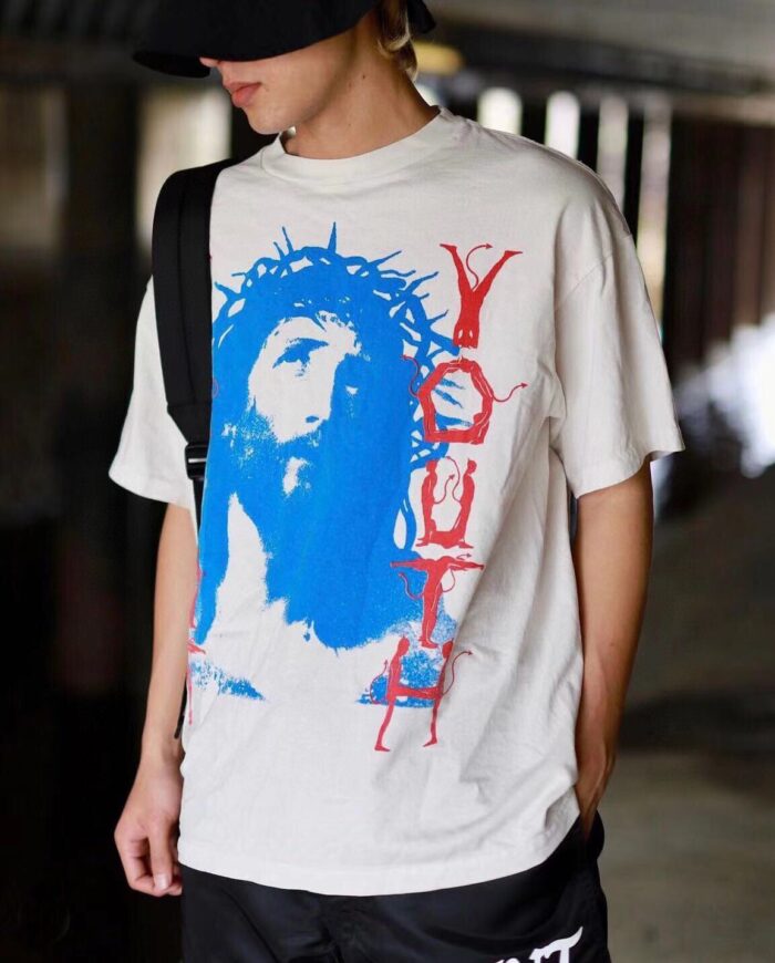 Blue Jesus Logo T-Shirt crossreps