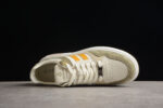 Gucci Olive Green and White Sneakers with Orange Stripes crossreps