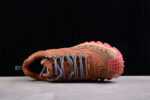 Moncler Trailgrip Lace-Up Sneakers in Tan and Pink with Vibram Sole crossreps