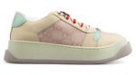 Gucci Tennis 1977 Sneakers - Beige and Mint Green crossreps