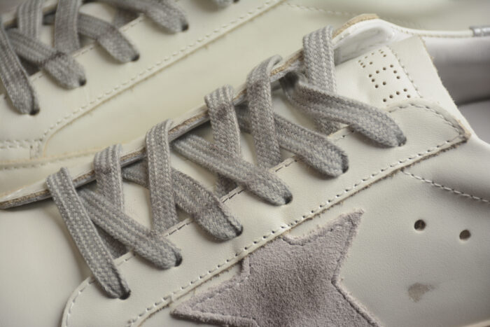 Golden Goose Superstar Sneakers - White and Grey crossreps