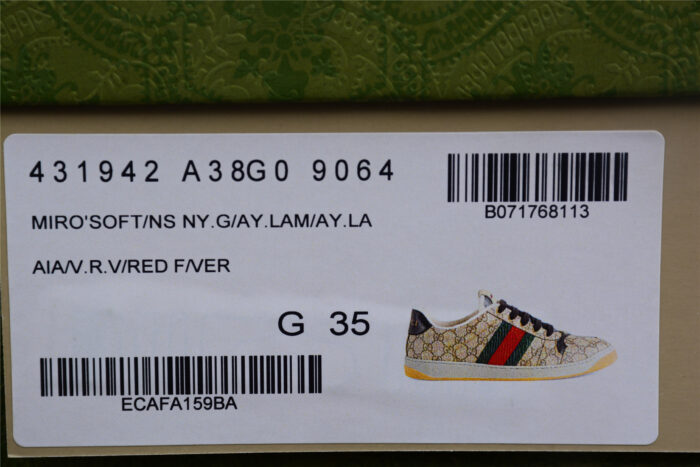 Gucci Screener GG Supreme Sneaker crossreps