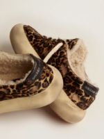 Space-Star shoes in animal-print pony skin with shearling lining crossreps