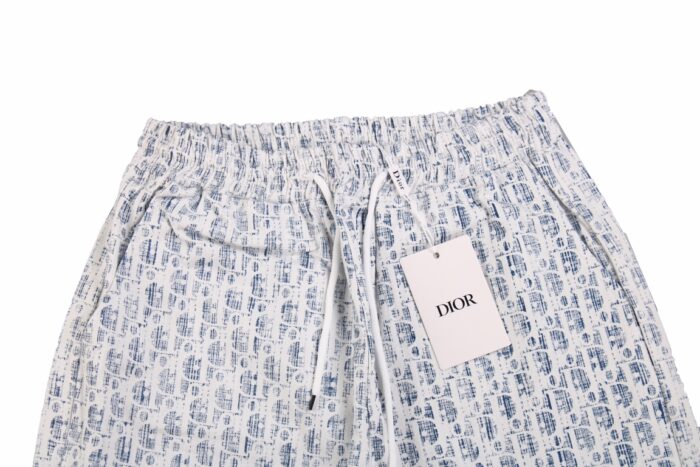 CD Full Logo Jacquard Weave Denim Short crossreps