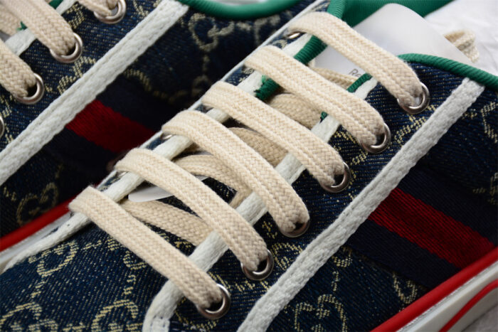 Gucci Tennis 1977 Sneakers - Denim and Red crossreps