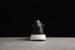 Gucci Black Leather Sneakers with White Sole crossreps