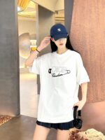 24ss Embroidery Clip Logo T-Shirt crossreps