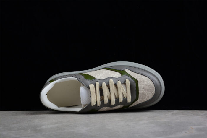 Gucci Rhyton GG Sneaker - Green and Gray crossreps