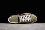 Gucci GG Supreme Canvas Sneakers with Gold Bee Print and Web Stripe crossreps