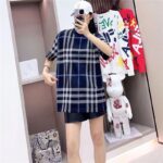 24ss Plaid Knit T-Shirt crossreps