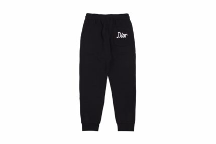 23Fw Classic Series Black and White Embroidery Logo Pants crossreps