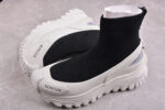 Moncler Trailgrip GTX High-Top Sneakers in Black and White crossreps