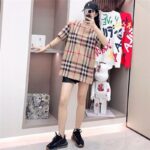 24ss Plaid Knit T-Shirt crossreps