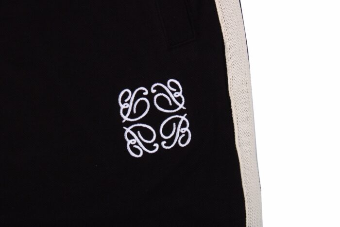 23ss Black and White Braid Sweatpants crossreps