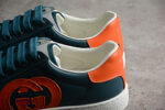 Gucci Ace Sneaker - Teal and Orange crossreps