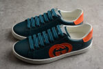 Gucci Ace Sneaker - Teal and Orange crossreps