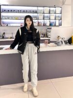 23FW Buckle Embroidery Logo Pants