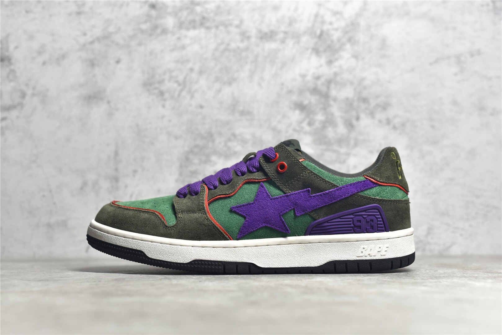 BAPE STA SK8 - black purple