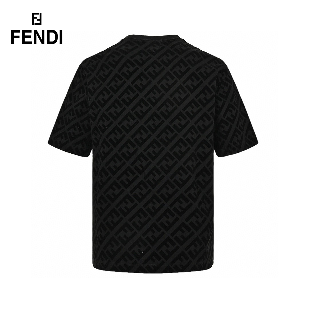 24ss Full Flocking Logo T-Shirt