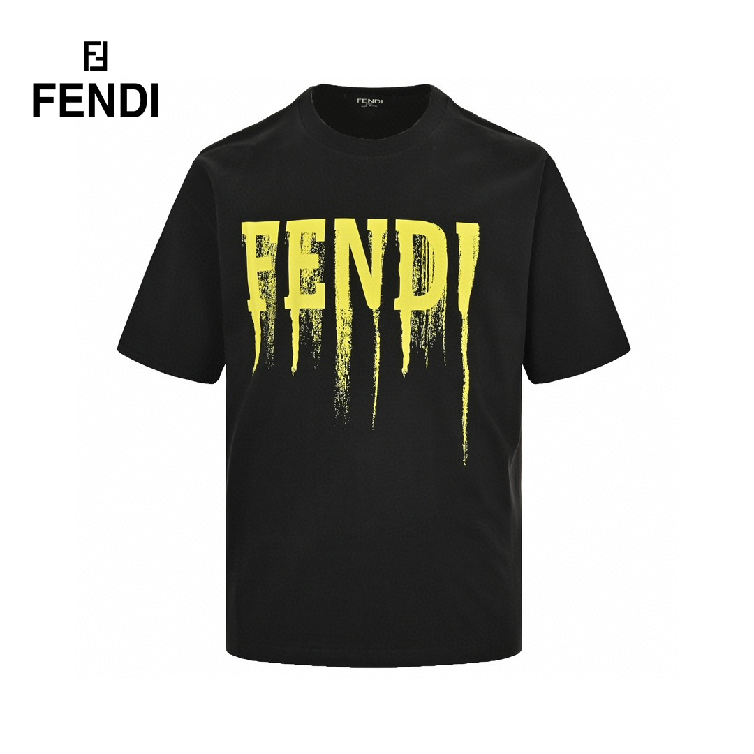 24ss Brush Painting Logo T-Shirt