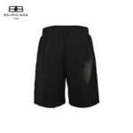 24ss Blurry Coca Cola Logo Broken Holes Short
