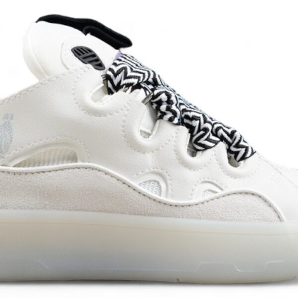 Lanvin Leather Curb Sneakers Sports Shoes