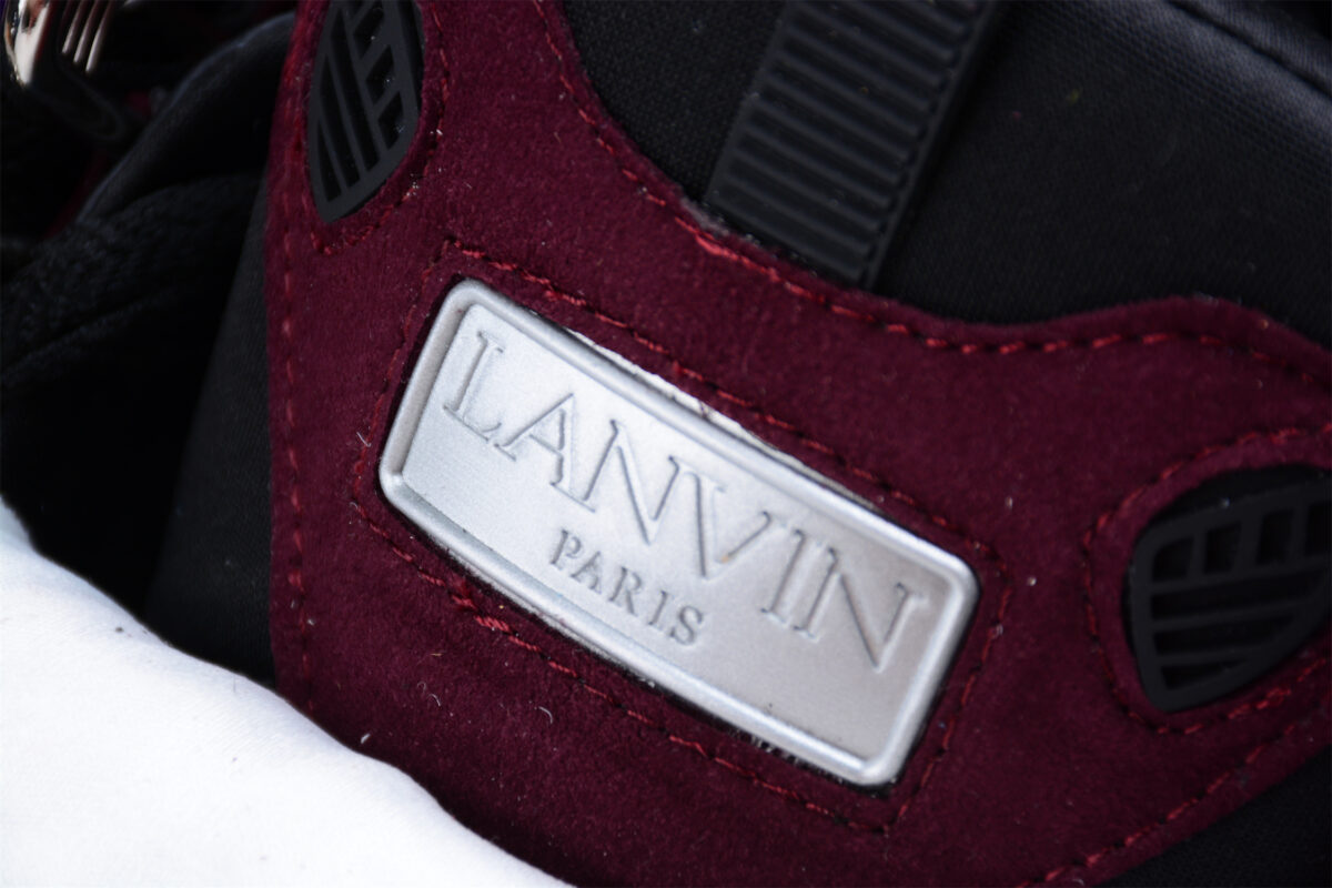 Lanvin Curb Cartoon Sports Sneaker Purple Shoes