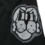 24ss Graffiti Dog's Head Logo Short