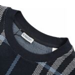 24ss Plaid Knit T-Shirt