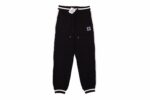 23ss Black and White Braid Sweatpants
