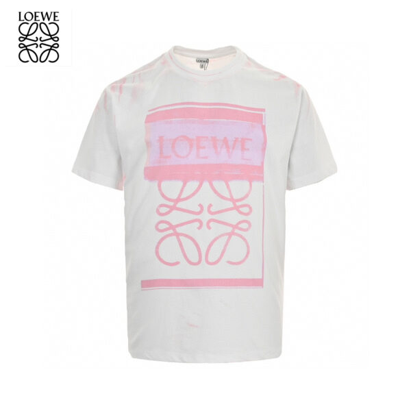 24ss Graffiti Tie-Dye Logo T-Shirt